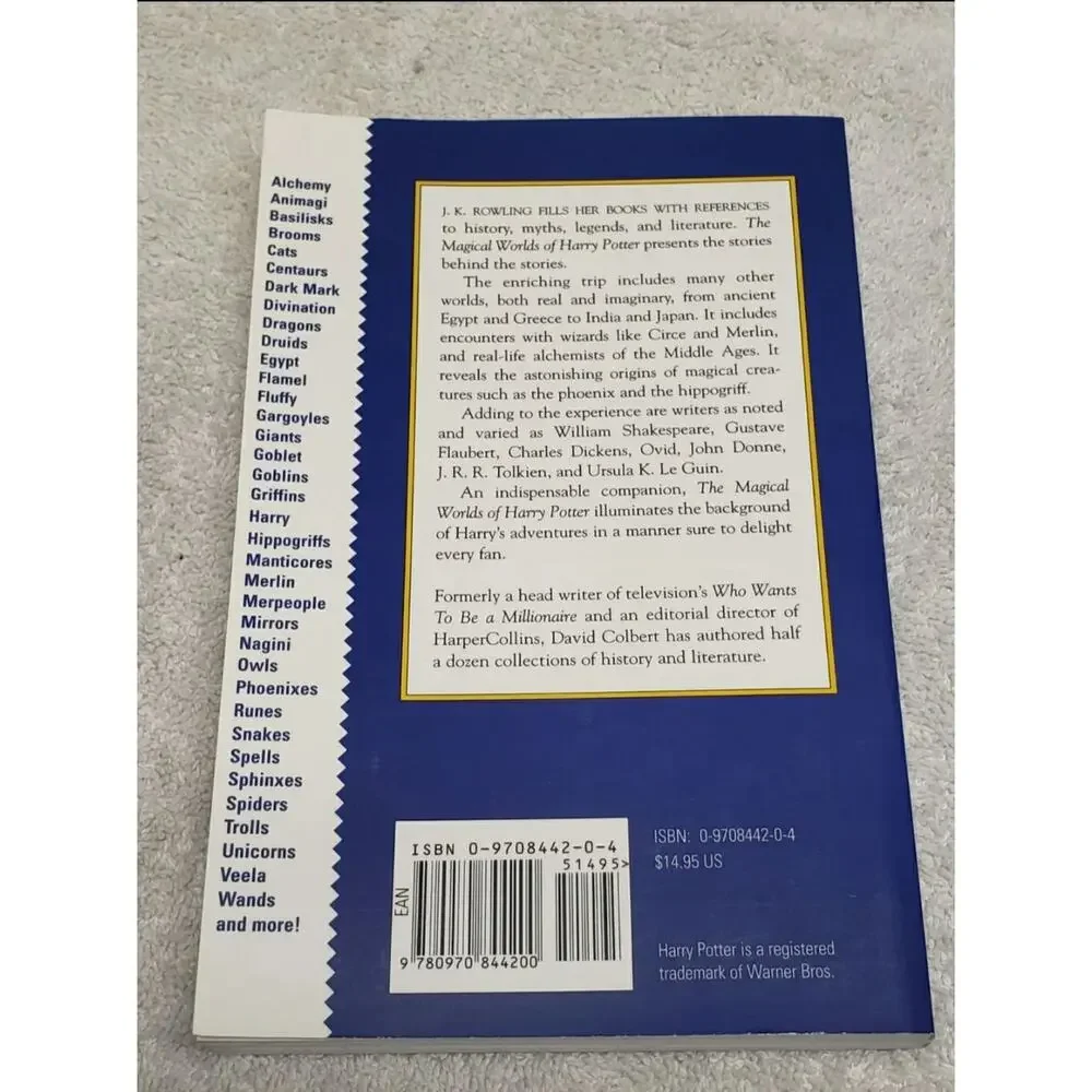 Harry Potter Magical World Myth, Legends Facts & Tales of the Beetle Book